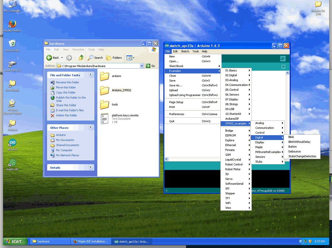 stm32 bootloader driver WinXP